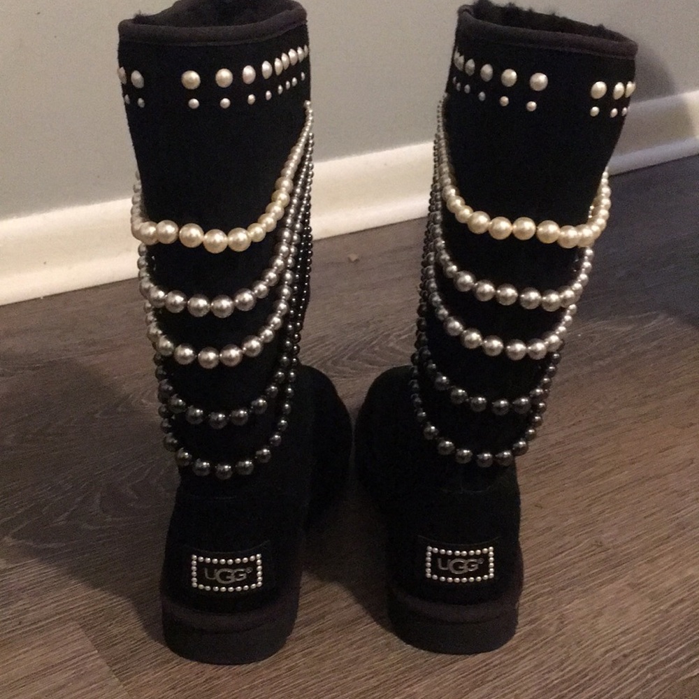 UGG Boots with pearl detail ! Never Worn!